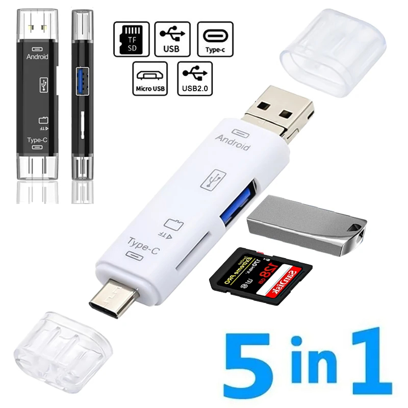 Micro Sd Card - 5 in 1 Multifunction Usb 2.0