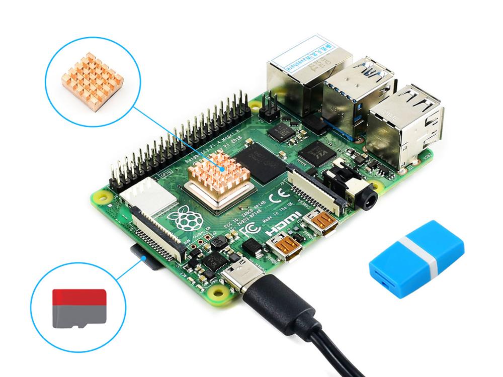 Waveshare PI4B Starter Acce,Mi - огляд і ціна Micro Sd Card