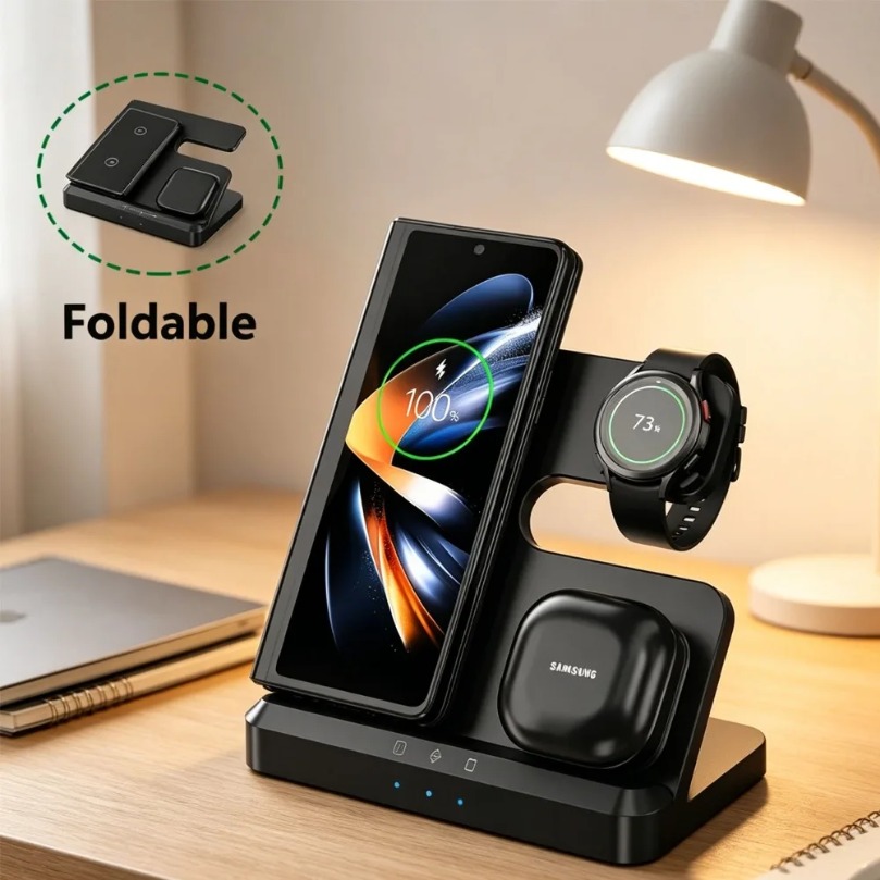 3 in 1 Fast Wireless Charger F - огляд і ціна Phone Cooling Fan