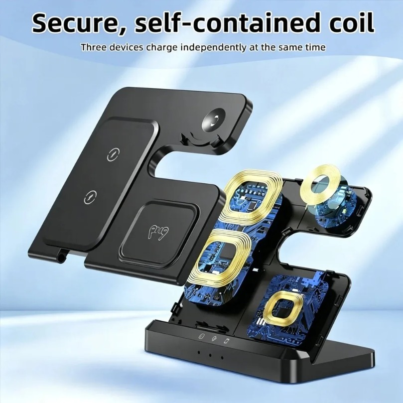 3 in 1 Fast Wireless Charger F - огляд і ціна Phone Cooling Fan