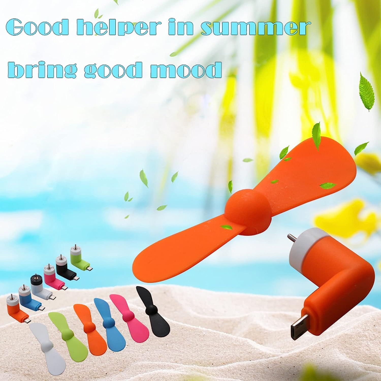 2pcs Type-C Mini Portable Micr - огляд і ціна Phone Cooling Fan