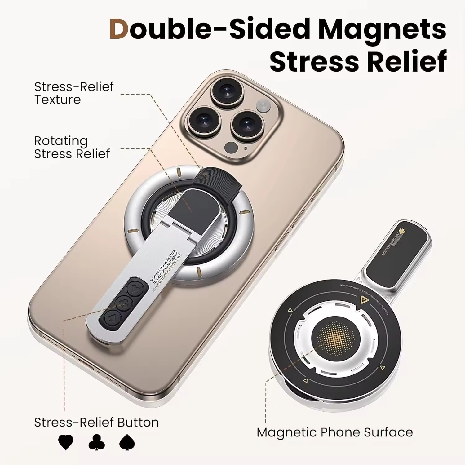 Double Sided Magnetic Finger R - огляд і ціна Phone Accessories And Gadgets