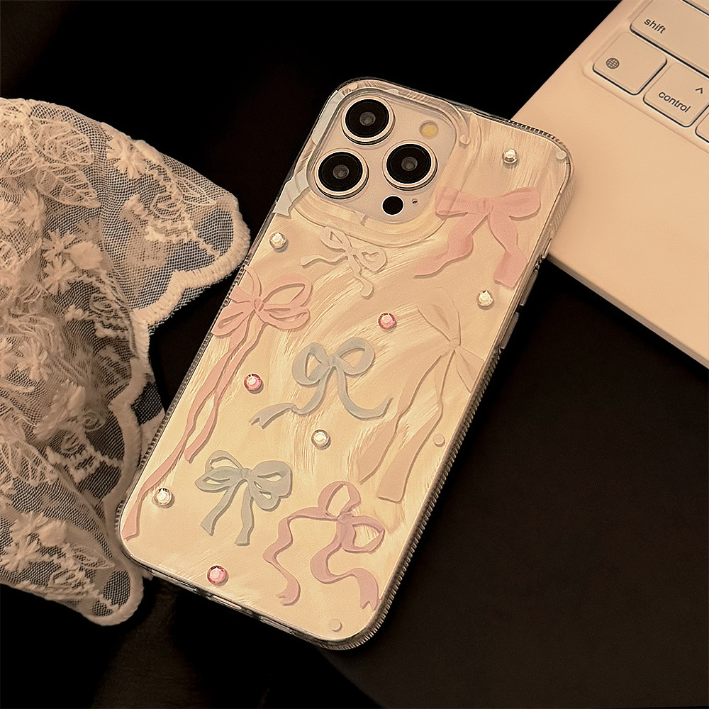 Korean Colorful Bowknot Diamon - огляд і ціна Phone Accessories Quotes