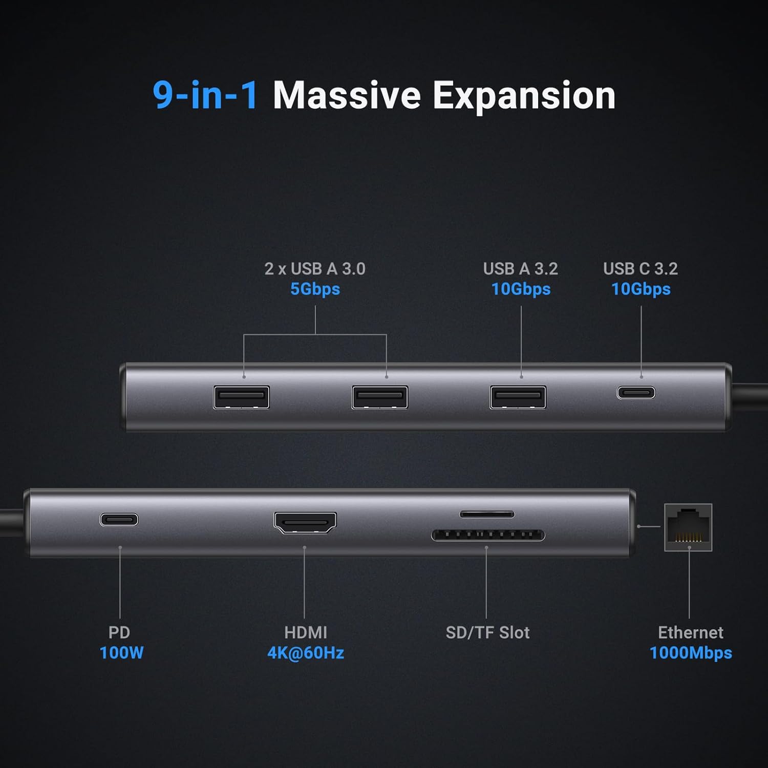 UGREEN Revodok Pro 109 USB C H - огляд і ціна Usb C Hub
