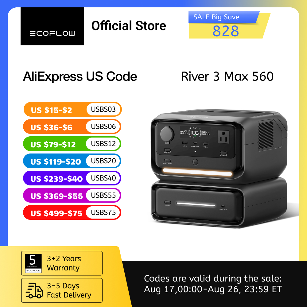 ECOFLOW River 3 Max 560 Portab - огляд і ціна Usb C Hub