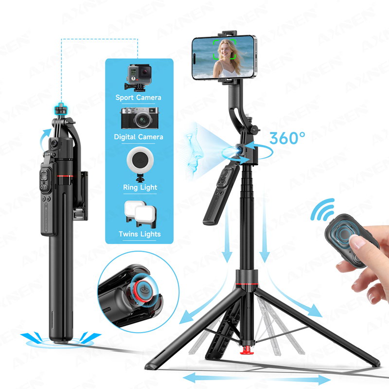 TT07 AI Face Tracking Gimbal 6 - огляд і ціна Selfie Stick Tripod