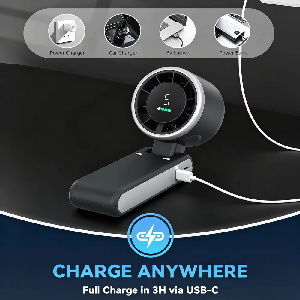 Portable Handheld Mini Fan 5 S - огляд і ціна Phone Cooling Fan