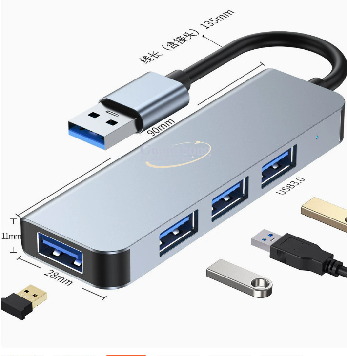 Hot-selling USB-C 4-port hub,  - огляд і ціна Usb C Hub