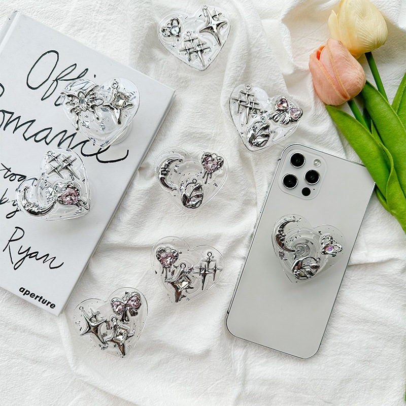 Clear Heart Phone Grip Holder  - огляд і ціна Phone Accessories And Gadgets