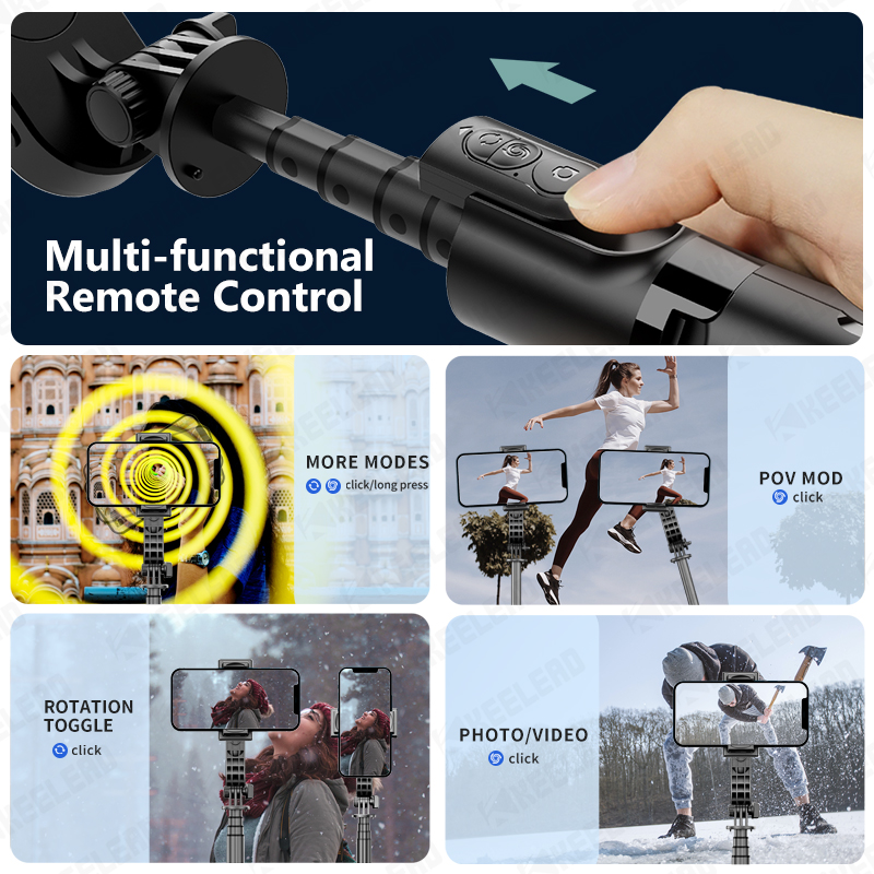 TOKQI Gimbal Stabilizer Anti-S - огляд і ціна Selfie Stick Tripod