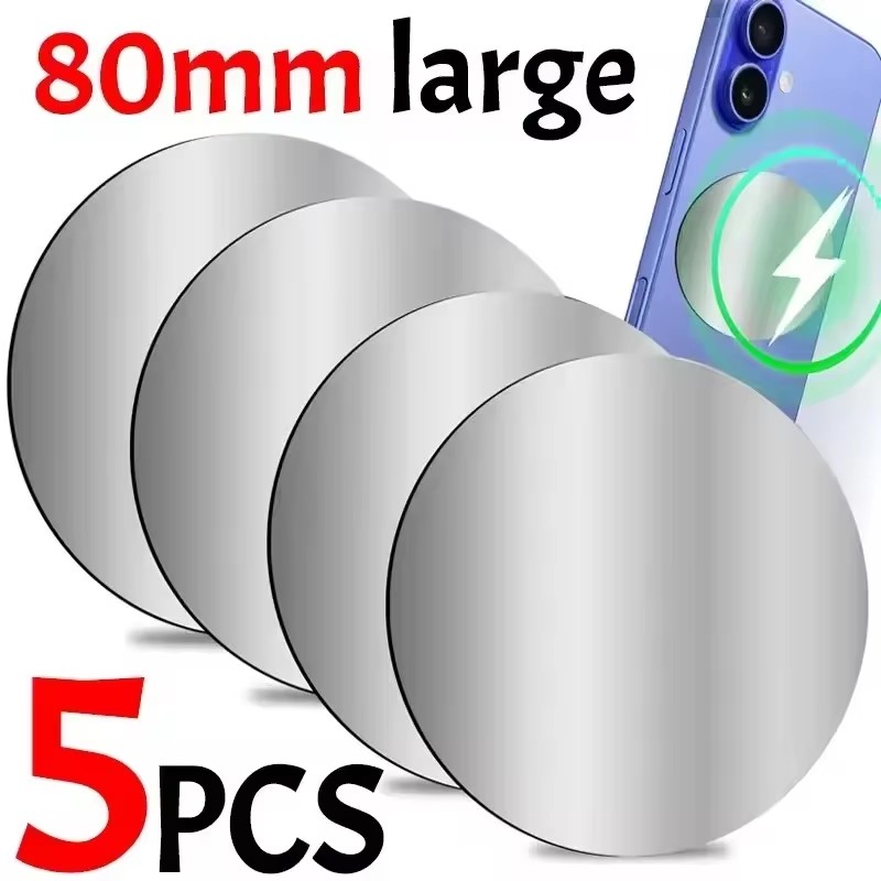 1-5PCS 8CM Magnetic Metal Plat - огляд і ціна Phone Accessories Quotes