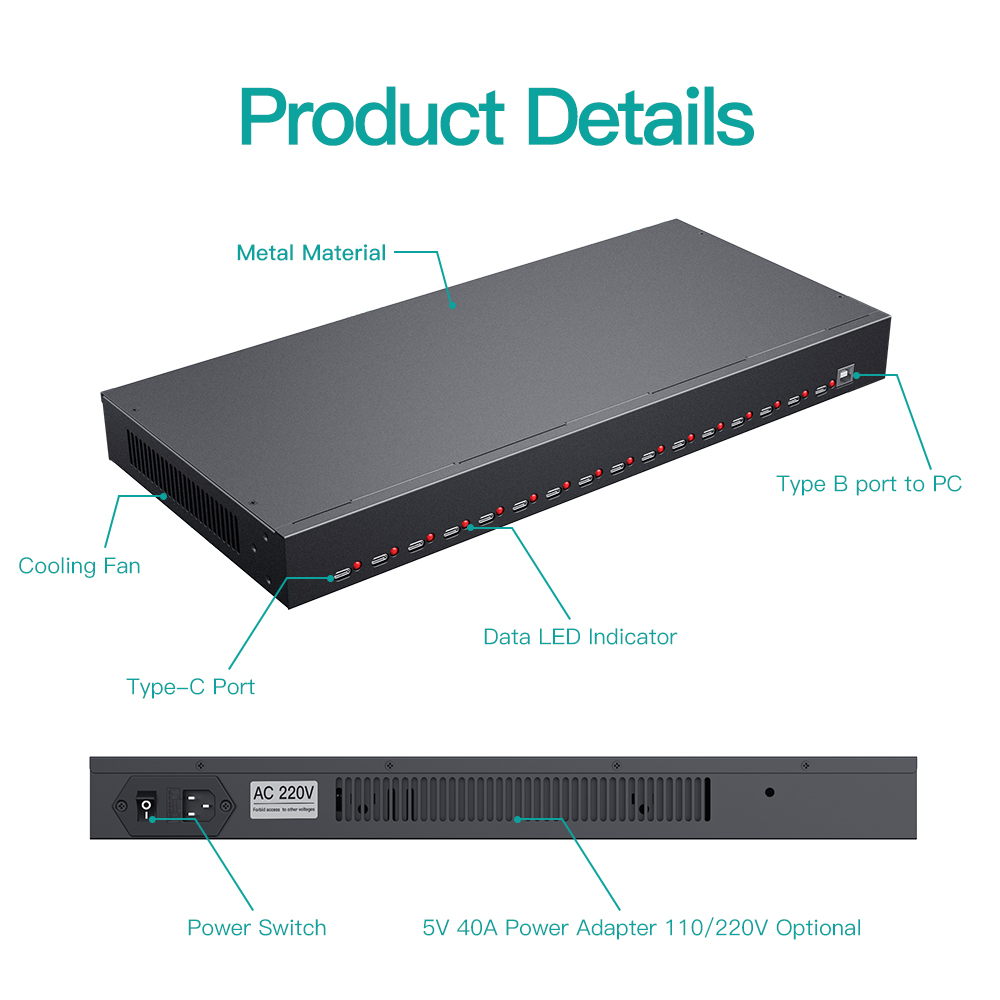 A-165C Sipolar 16 Port Usb c H - огляд і ціна Usb C Hub