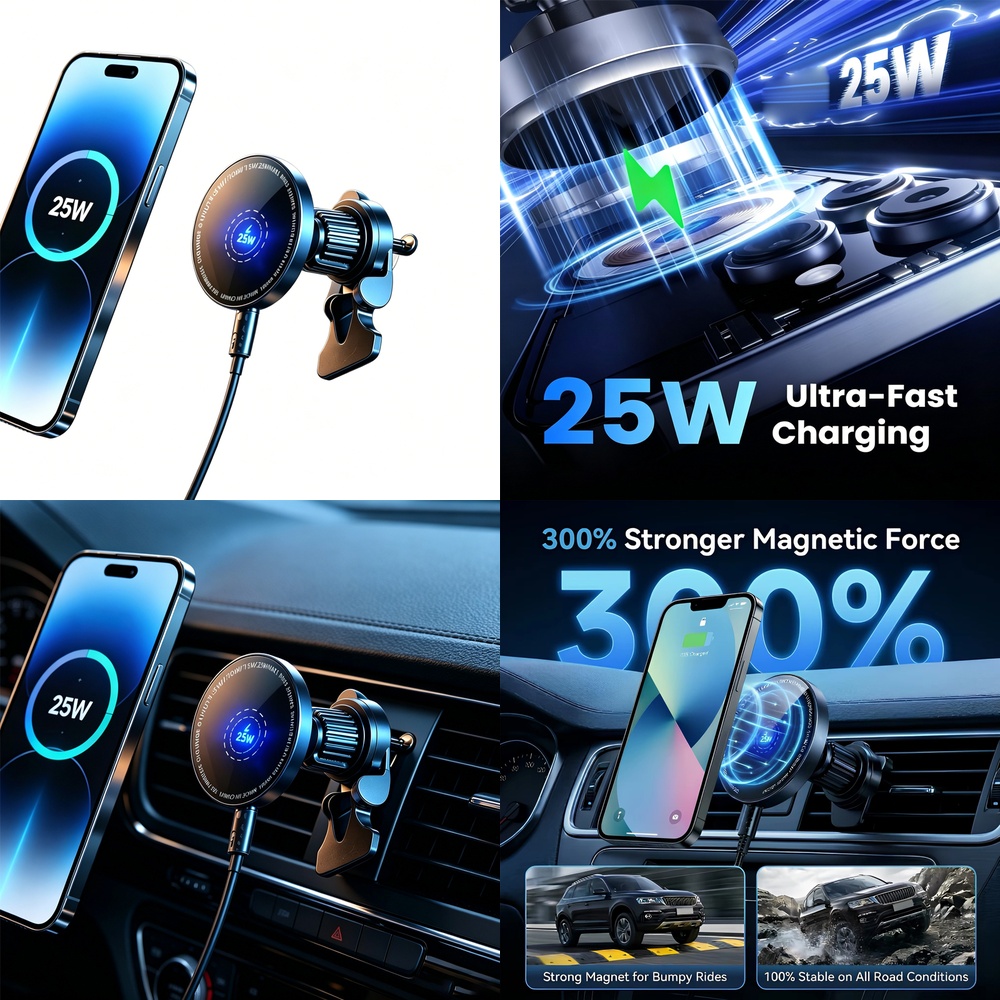 25W Super Fast Magnetic Wirele - огляд і ціна Phone Cooling Fan