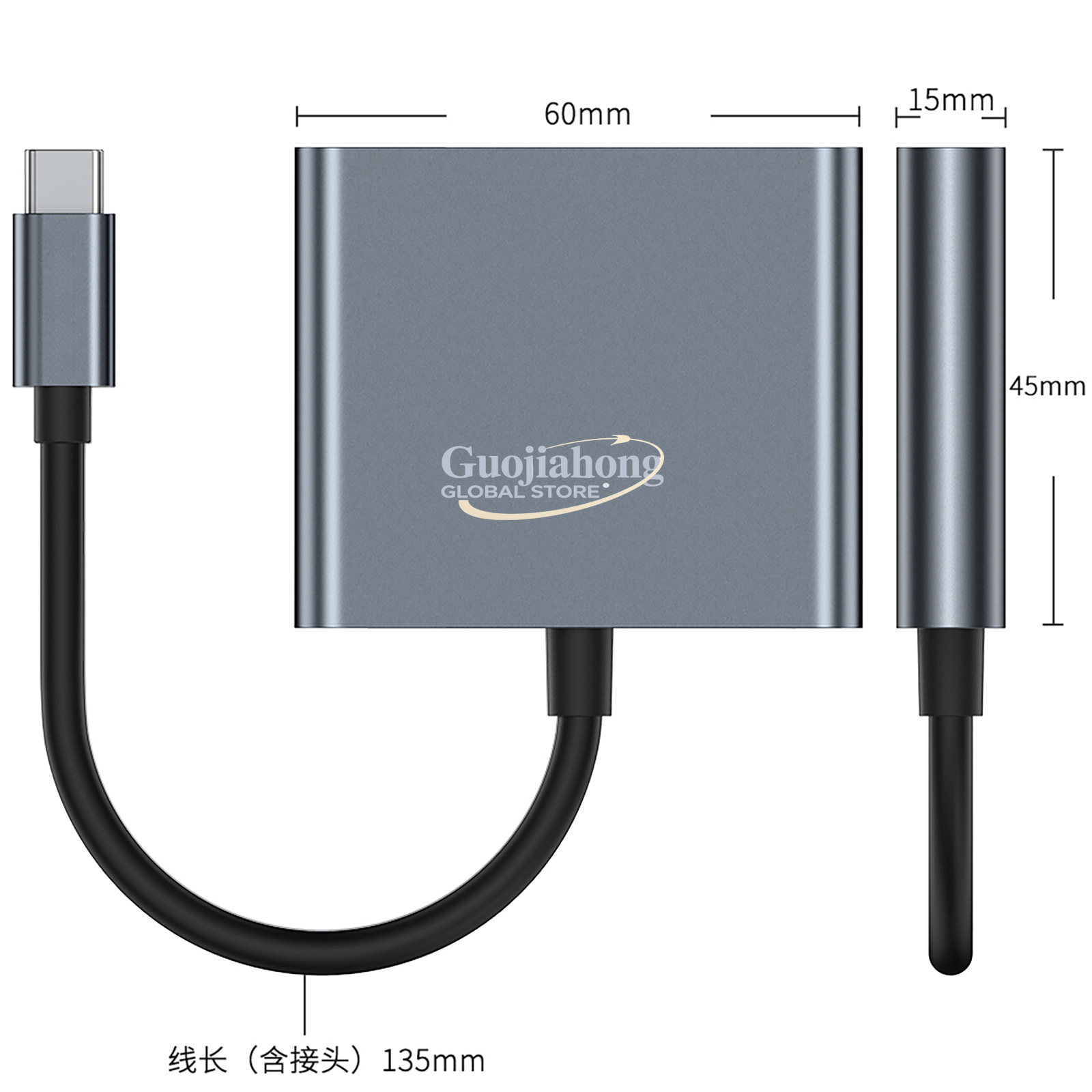 Cross-border usb-c to hd three - огляд і ціна Usb C Hub