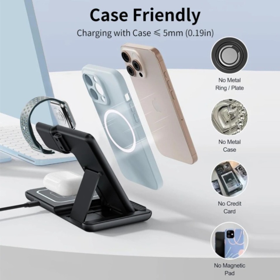 Night LED Light 3 In 1 Wireles - огляд і ціна Phone Cooling Fan
