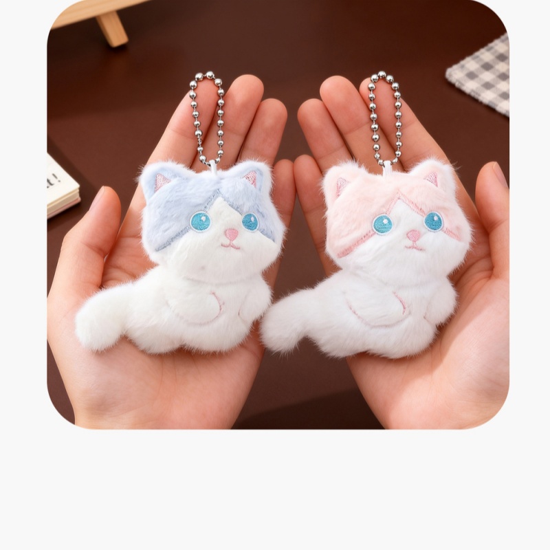  Cute Calico Cat Plush Keychai - огляд і ціна Phone Accessories China